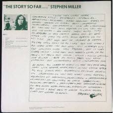 STEPHEN MILLER / LOL COXHILL "The Story So Far..." "...Oh Really?" (Caroline Records – C1507) UK 1974 LP